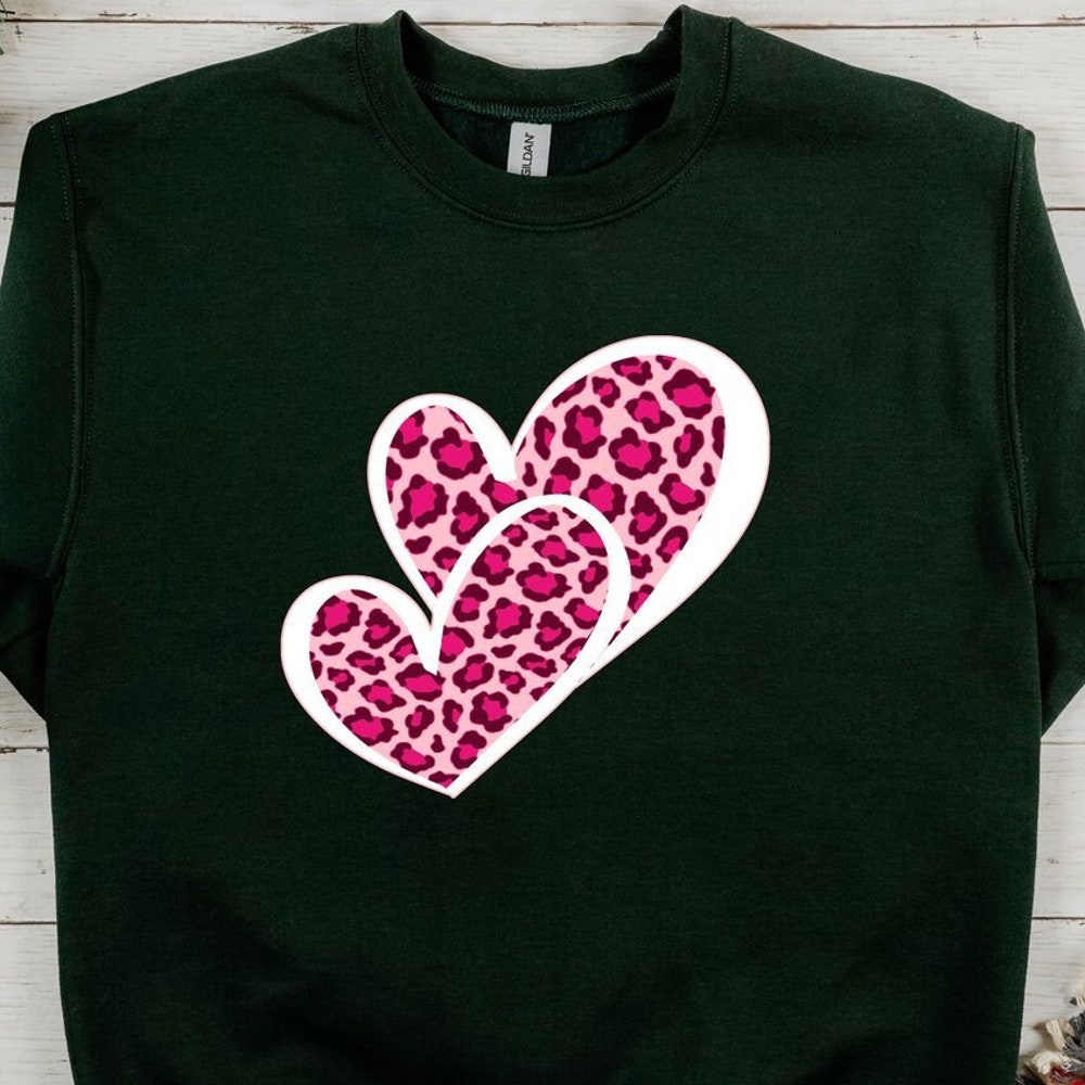 Love Sweatshirt, Girlfriend Sweatshirt, Heart Sweatshirt, Couple Sweatshirt, Valentines Day Gift, Newlywed Sweatshirt, Engagement Sweatshirt Teeplaza Design