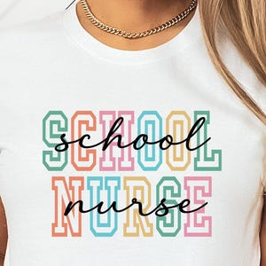 School Nurse Shirt, Nurse Week Shirt, Nursing School TShirt, Nurse Appreciation Tee, School Nurse Gift, Back To School Shirt, Rn Nurse Shirt