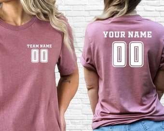 Coworker Gift, Work Gift Custom Team Shirt, Personalized Soccer Jersey, Custom Baseball Jersey, Customized Football Tee, Team Member Shirt,