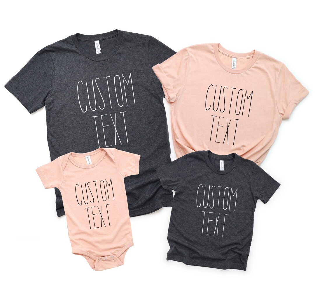 Custom Made Shirt, Custom Text Shirt, Personalized T-shirt, Custom ...