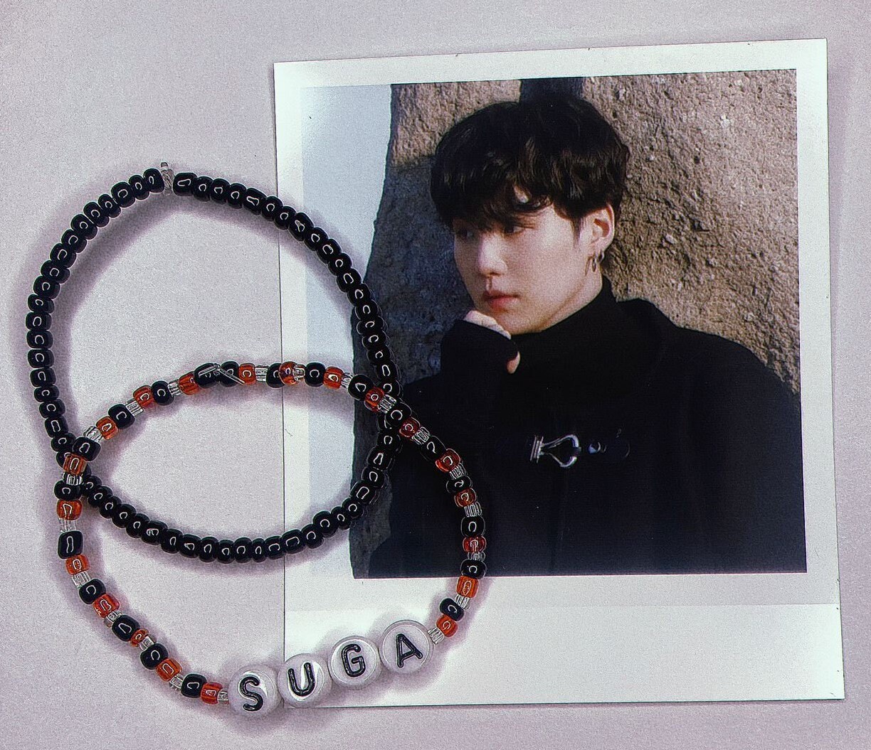 Suga inspired BTS Bracelet – WhimsicalTreasureBox