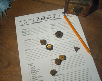 RPG Settlement Planner