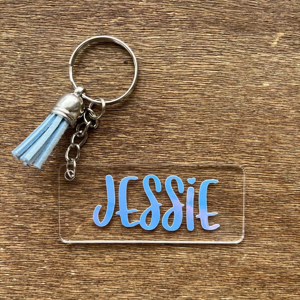 Name Keychain Etsy