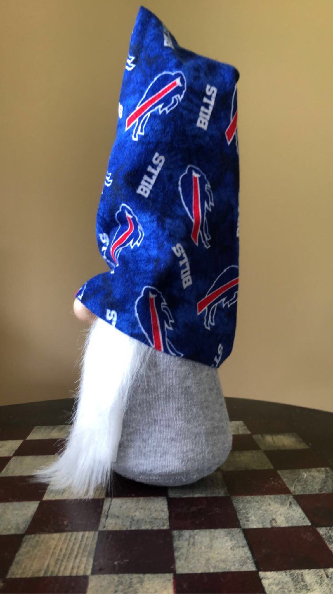 Buffalo Bills Gnome NFL Home Decor Bills Fleece Fabric Hat Etsy