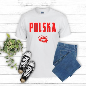 Polish T-Shirt, Polska, Polish Falcon, Poland Inspired Tee, Polska Shirt
