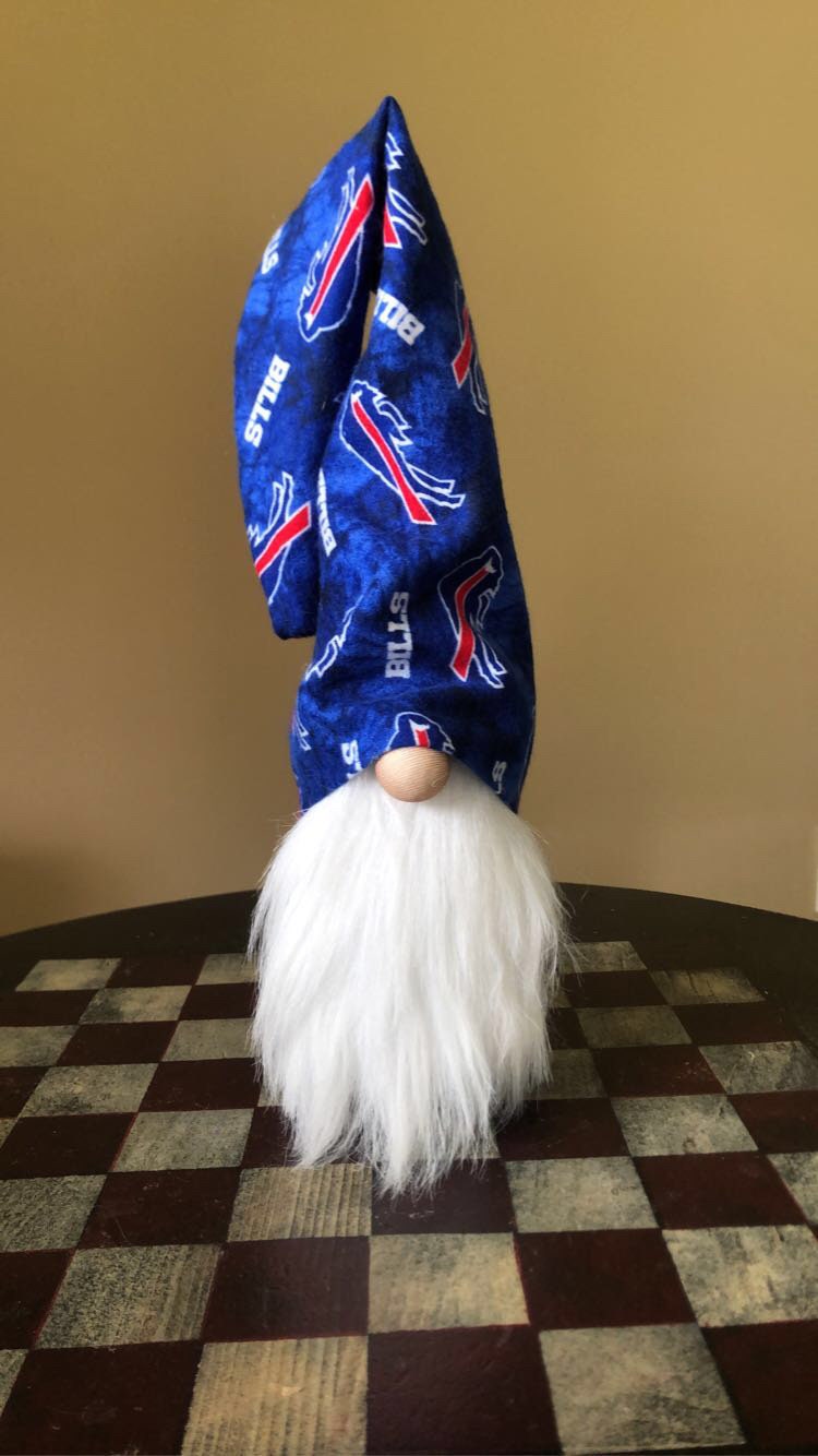 Buffalo Bills Gnome NFL Home Decor Bills Fleece Fabric Hat Etsy