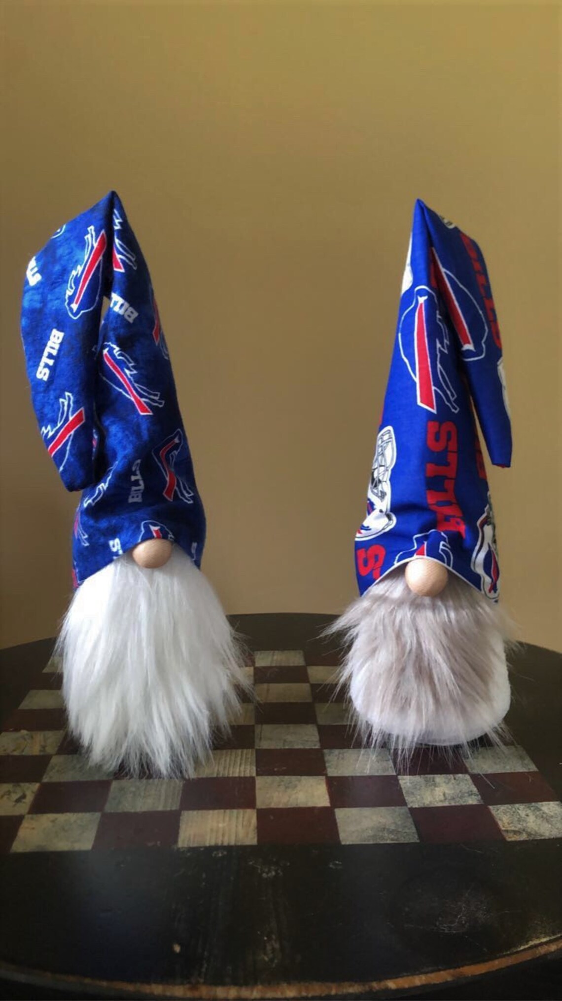 Buffalo Bills Gnome NFL Home Decor Bills Fleece Fabric Hat Etsy