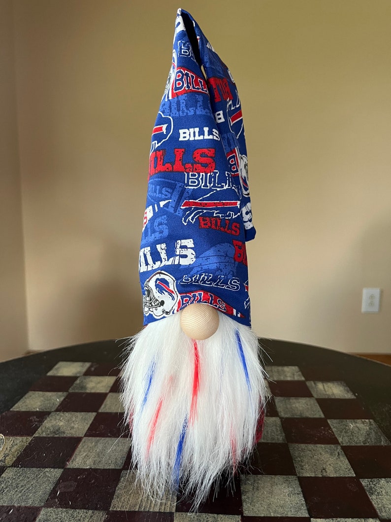 Buffalo Bills Gnome NFL Home Decor Bills Fabric Hat Includes Etsy