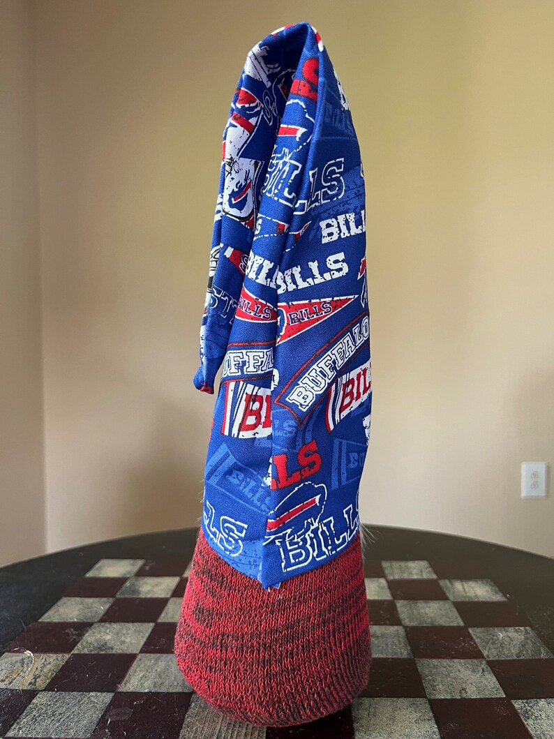 Buffalo Bills Gnome NFL Home Decor Bills Fabric Hat Includes Etsy UK