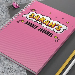 Personalized Sketch Pad, Custom Sketchbook for Kids, Young Artists