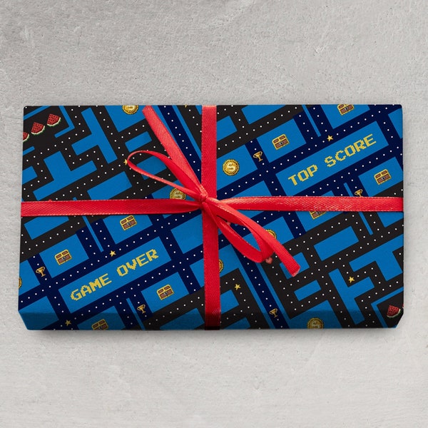 Gamer Wrapping Paper Etsy