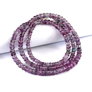 Absolutely Gorgeous- Alexandrite Faceted Rondelle Beads Color Changing Alexandrite Beads Sparkling Rondelle Beads Alexandrite Gemstone Beads