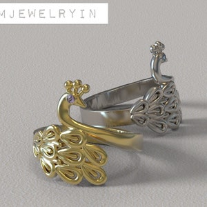 Silver Swan Adjustable Ring, Sterling Silver Swan Ring, Wildlife Inspired, Bird Ring, Swan, Elegant Swan Gift for Her, Cute Duck Jewellery.