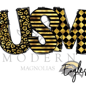 USM Eagles Sublimation Print