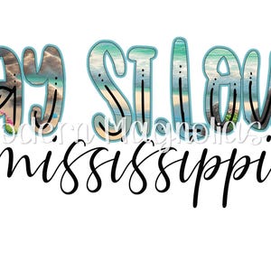 Bay St.Louis MS Sublimation Print