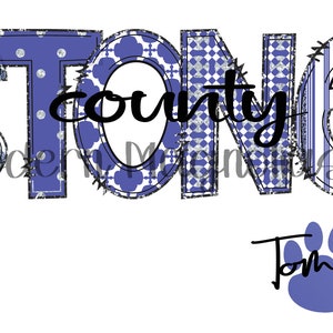 Stone County Tomcats Digital PNG