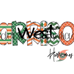 West Harrison 2 Hurricanes PNG Digital Download