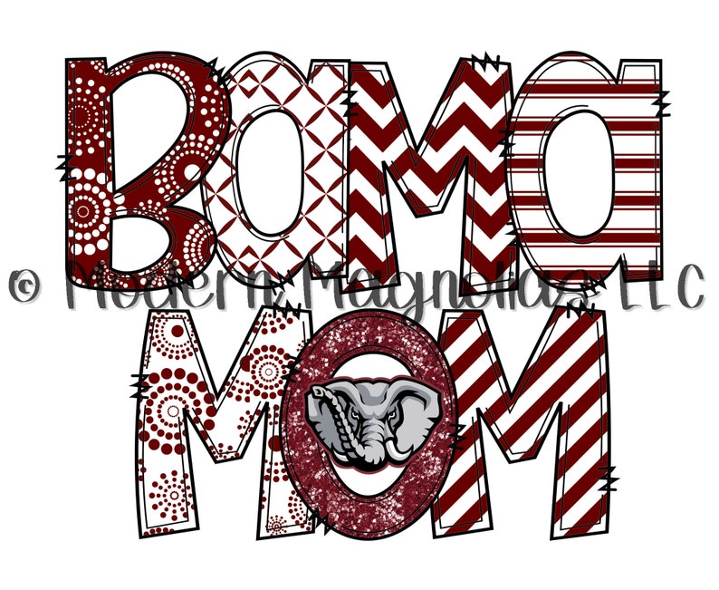 Bama Mom PNG Digital Transfer Etsy