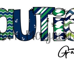 Gautier Gators Sublimation Print