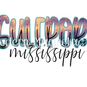 Gulfport,MS PNG Digital Download
