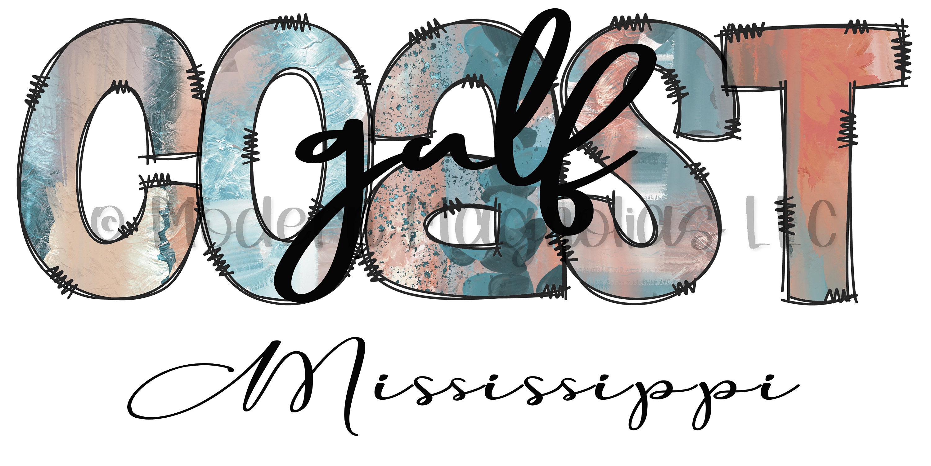 MS Gulf Coast Sublimation Design Etsy