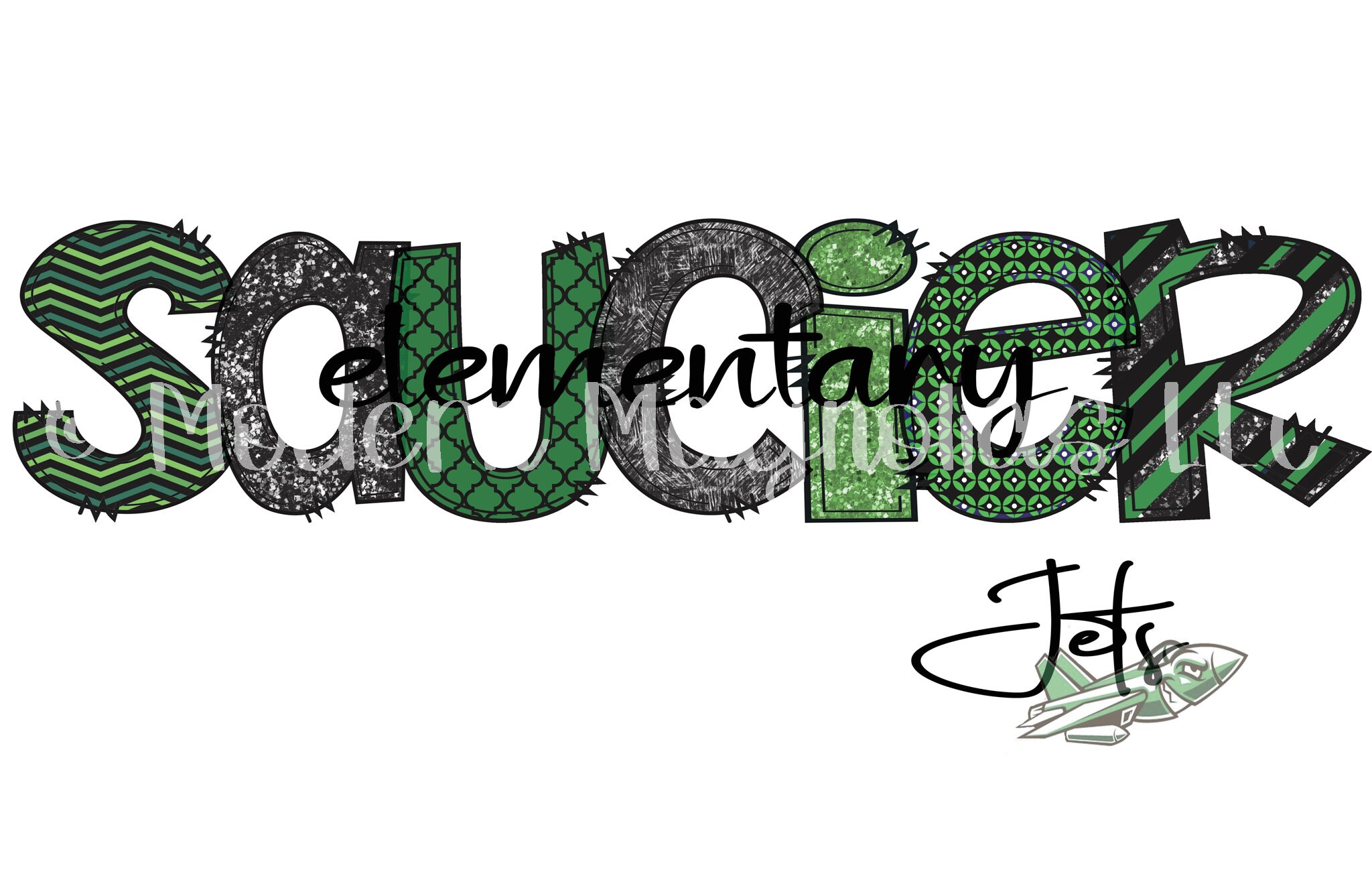 Saucier Elementary Jets PNG Digital Transfer Etsy