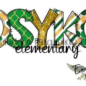 Osyka Elementary Eagles Digital PNG