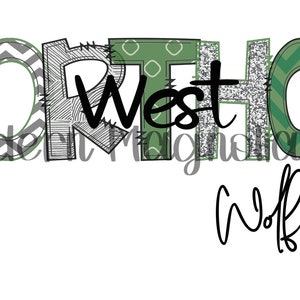 West Wortham Wolfpack PNG Digital Download