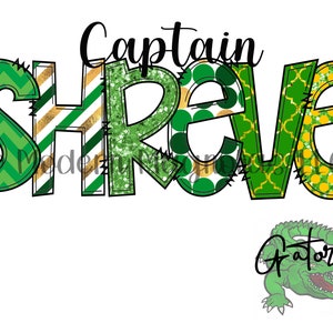 Captain Shreve Gators PNG Digital Download