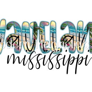 Waveland MS Sublimation Print