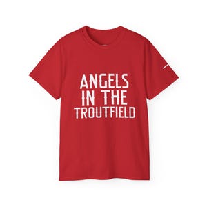 T-shirt homme rigolo « Angels in the Troutfield » Anaheim Angels