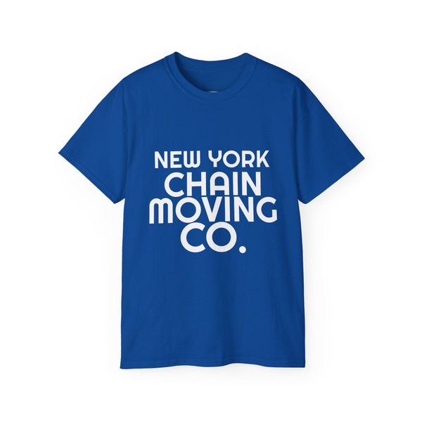 NY Giants "Chain Moving" funny men's t-shirt