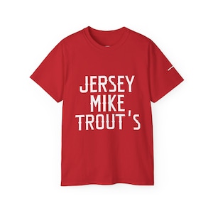 T-shirt homme rigolo « Jersey Mike Trout » des Anaheim Angels