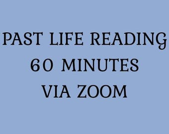 Lectura de vidas pasadas de 60 minutos