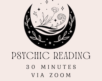 Leitura psíquica intuitiva de 30 minutos