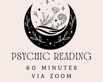 Leitura psíquica intuitiva de 60 minutos