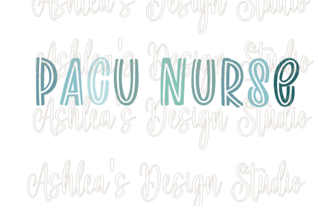 PACU Nurse Design Pacu Png Pacu Svg Digital Download - Etsy