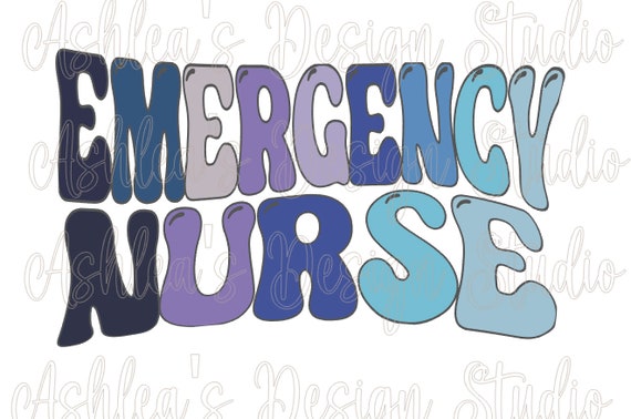 Emergency Room Nurse SVG PNG, ER Nurse Design (Digital Download)