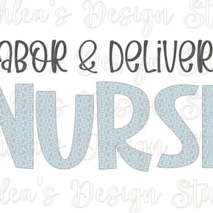 labor and delivery nurse RN png RN svg labor nurse digital download png and svg
