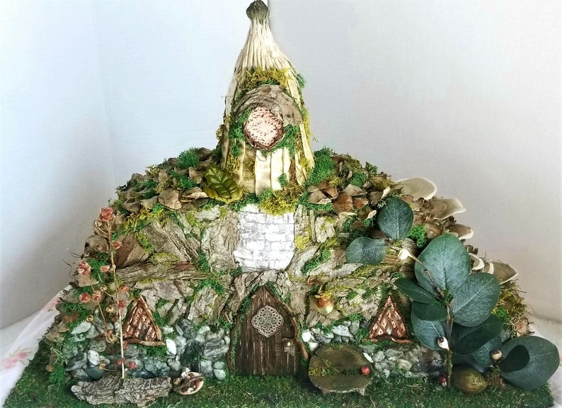 Timber Woodland shops Cottage Fairy House