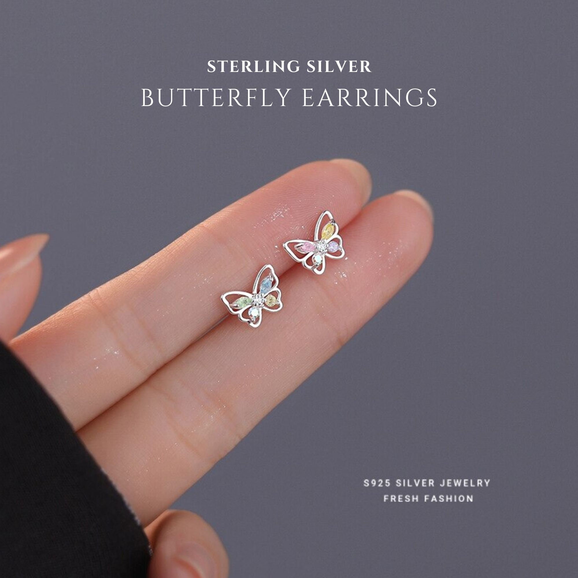 Tiny Butterfly Wing Earrings in Sterling Silver, Butterfly Earrings,  Butterfly Studs, Kids Earrings, Dainty Earrings, Cartilage Stud - Etsy |  Etsy earrings studs, Kids earrings, Wing earrings