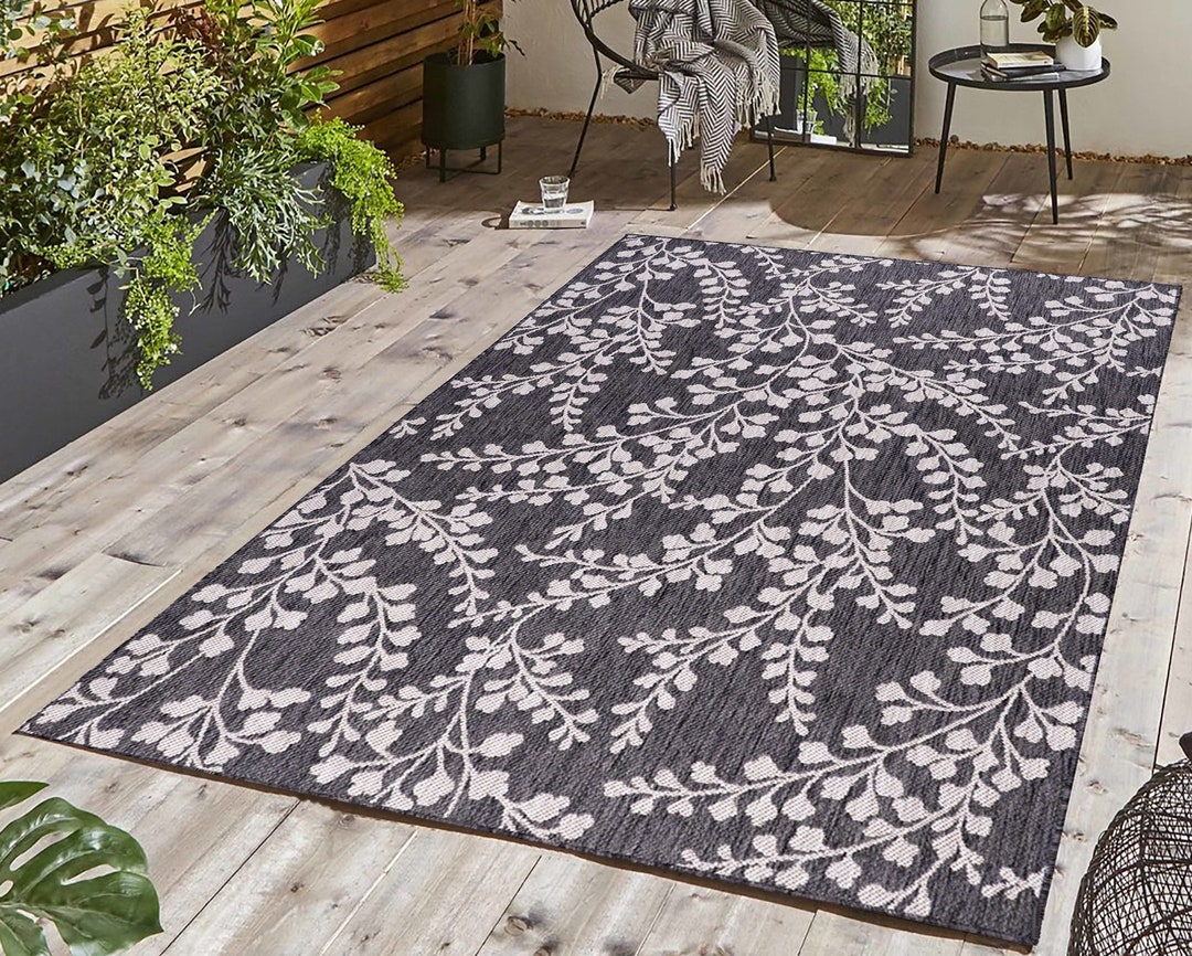 Dual Faced Quick Dry Indoor/outdoor Rug for Patio, Deck, Backyard