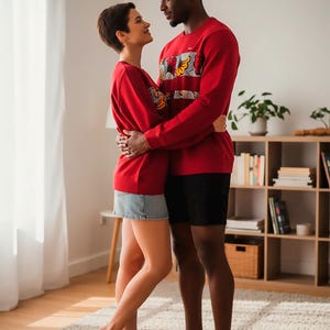 Sudadera unisex, sudadera básica, sudadera negra, sudadera con estampados artísticos, sudaderas artísticas