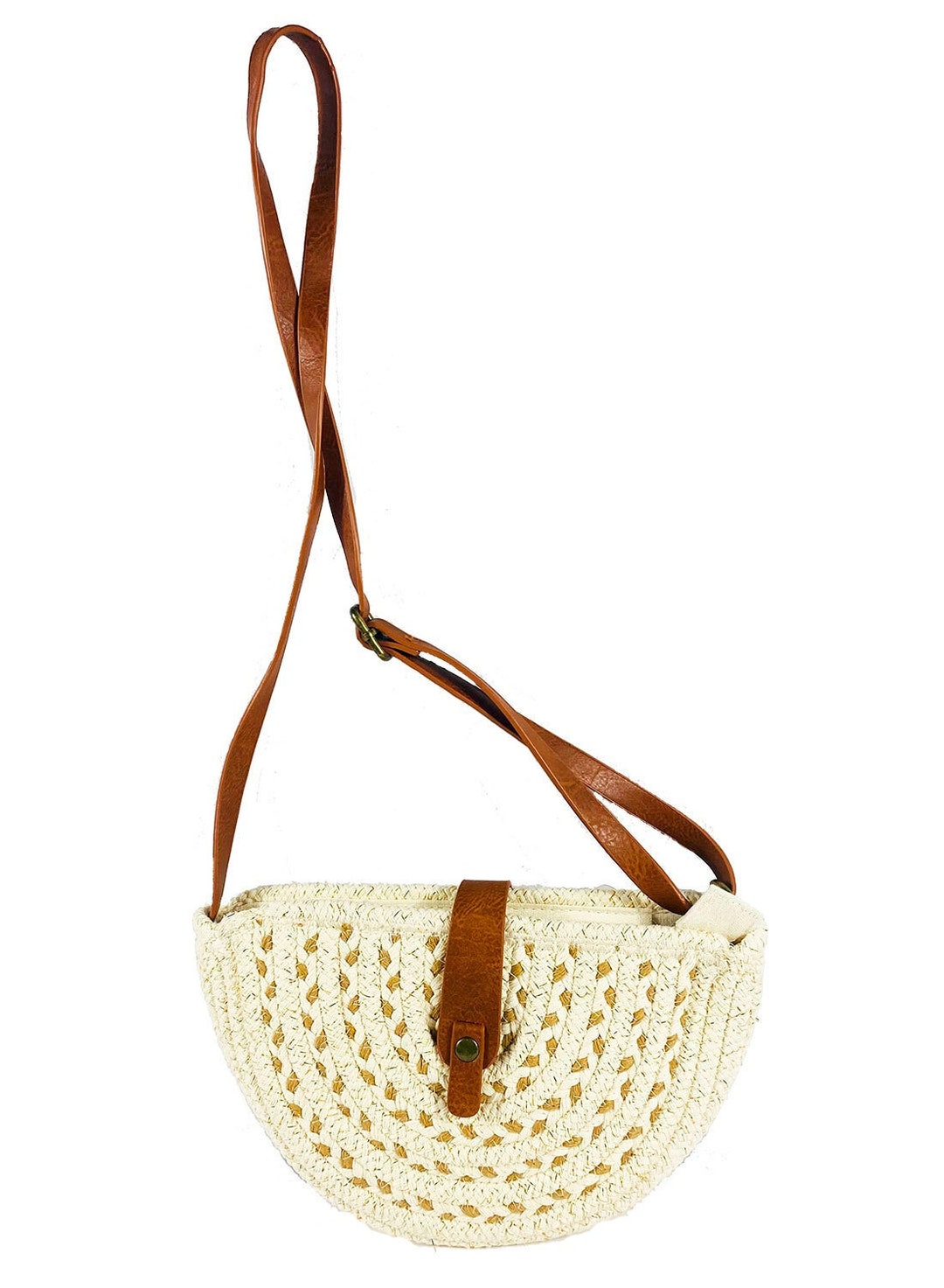 JUTE SHOULDER BAG, Jute Crossbody Bag, Handcrafted Jute and Vegan