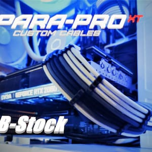 Custom Pre-Made ATX Paracord Sleeved Modular Cables for Corsair Power Supplies