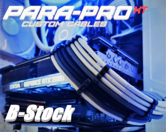 Custom Pre-Made ATX Paracord Sleeved Modular Cables for Corsair Power Supplies