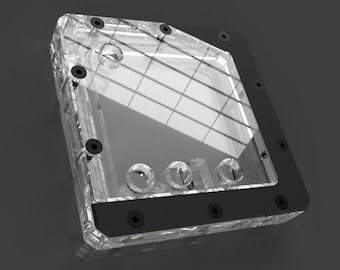 Blade V-120 ARGB Custom Order | Flat Universal Reservoir for PC Watercooling