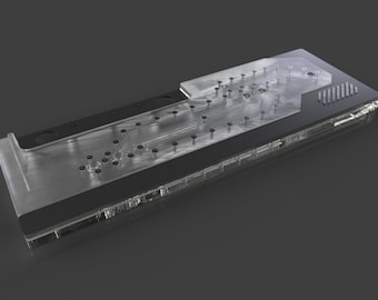 CaseLabs SMA8 Mid Plate Distribution Plate Clear or frosted Acrylic