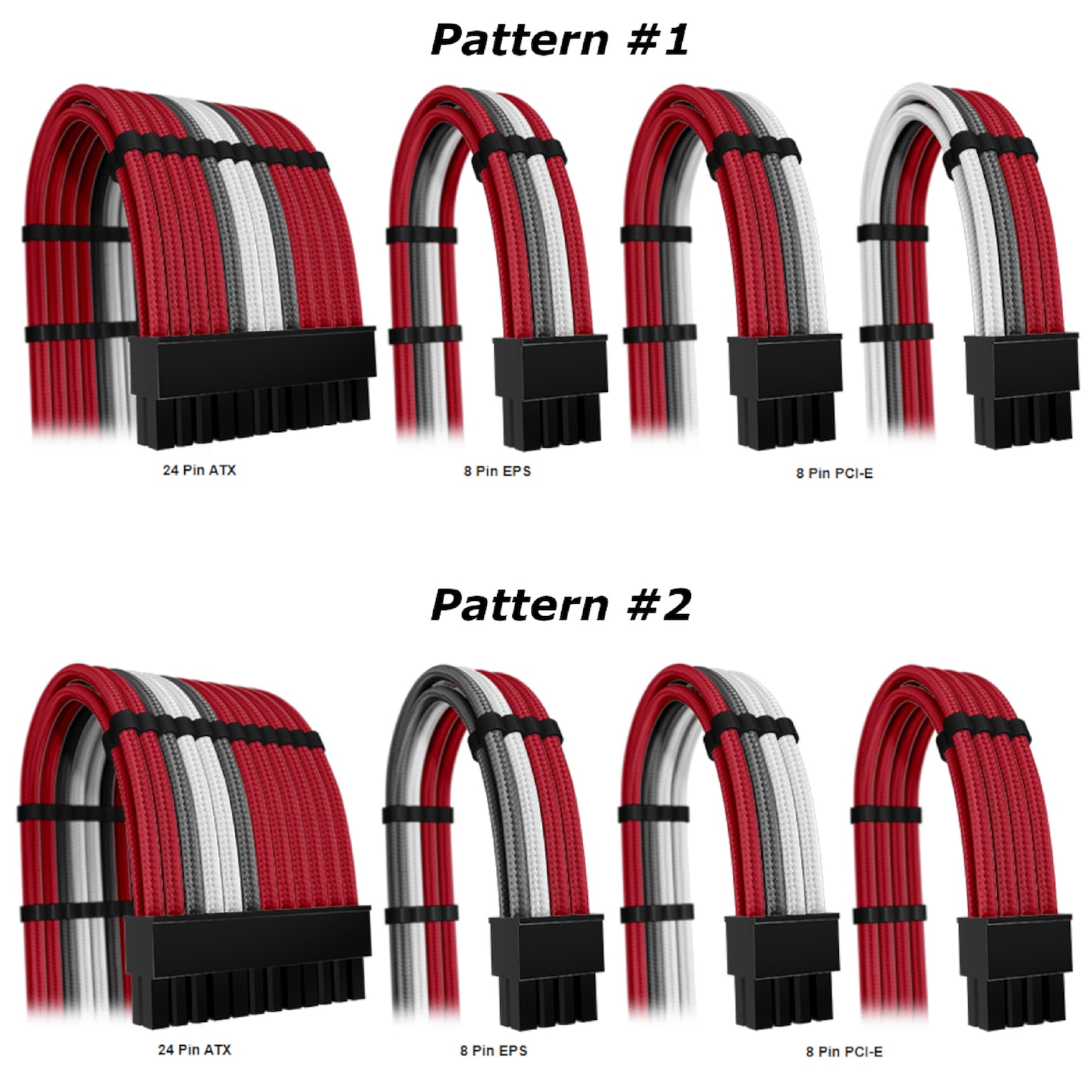 Custom Sleeved PC Cable Extensions Etsy