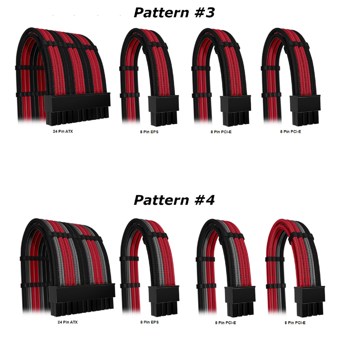 Custom Sleeved PC Cable Extensions Etsy